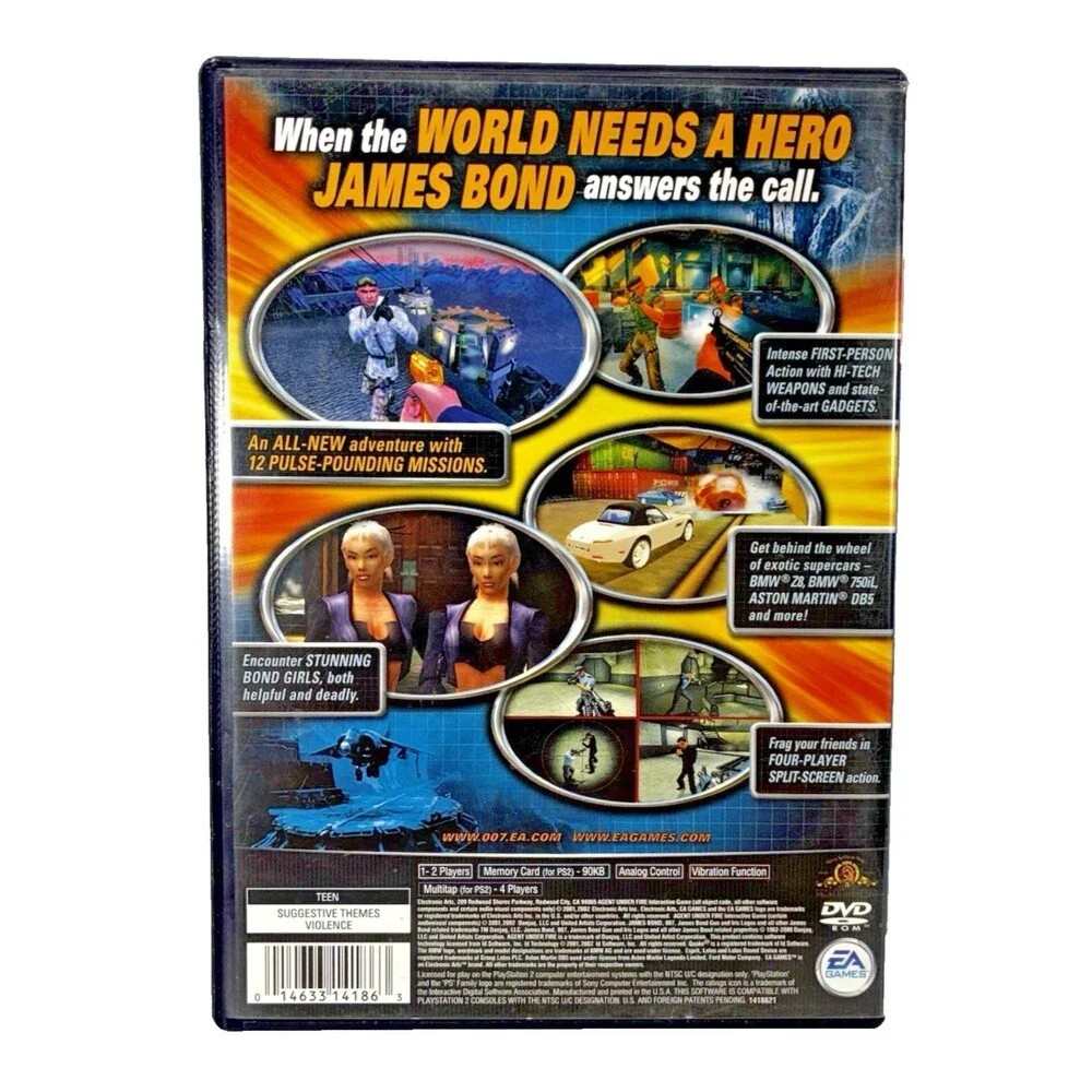 James Bond 007 Agent Under Fire PlayStation 2 Greatest Hits MGM Games Tested